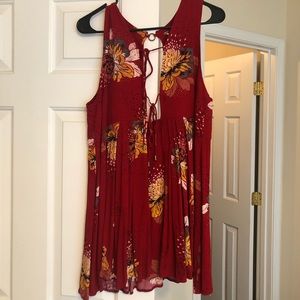 Free people open back dress